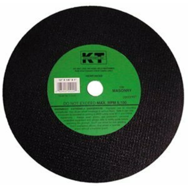 Kt Industries 5-5221 14x1/8x1 in. Masonry Cut Off Wheel 1213093